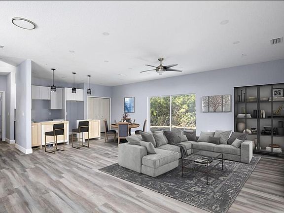 Spacious family room