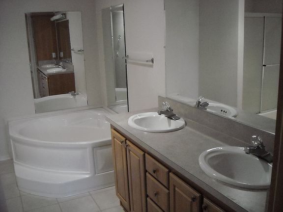 Soaking Tub in Master Bath