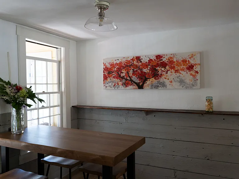 Dining nook off kitchen
