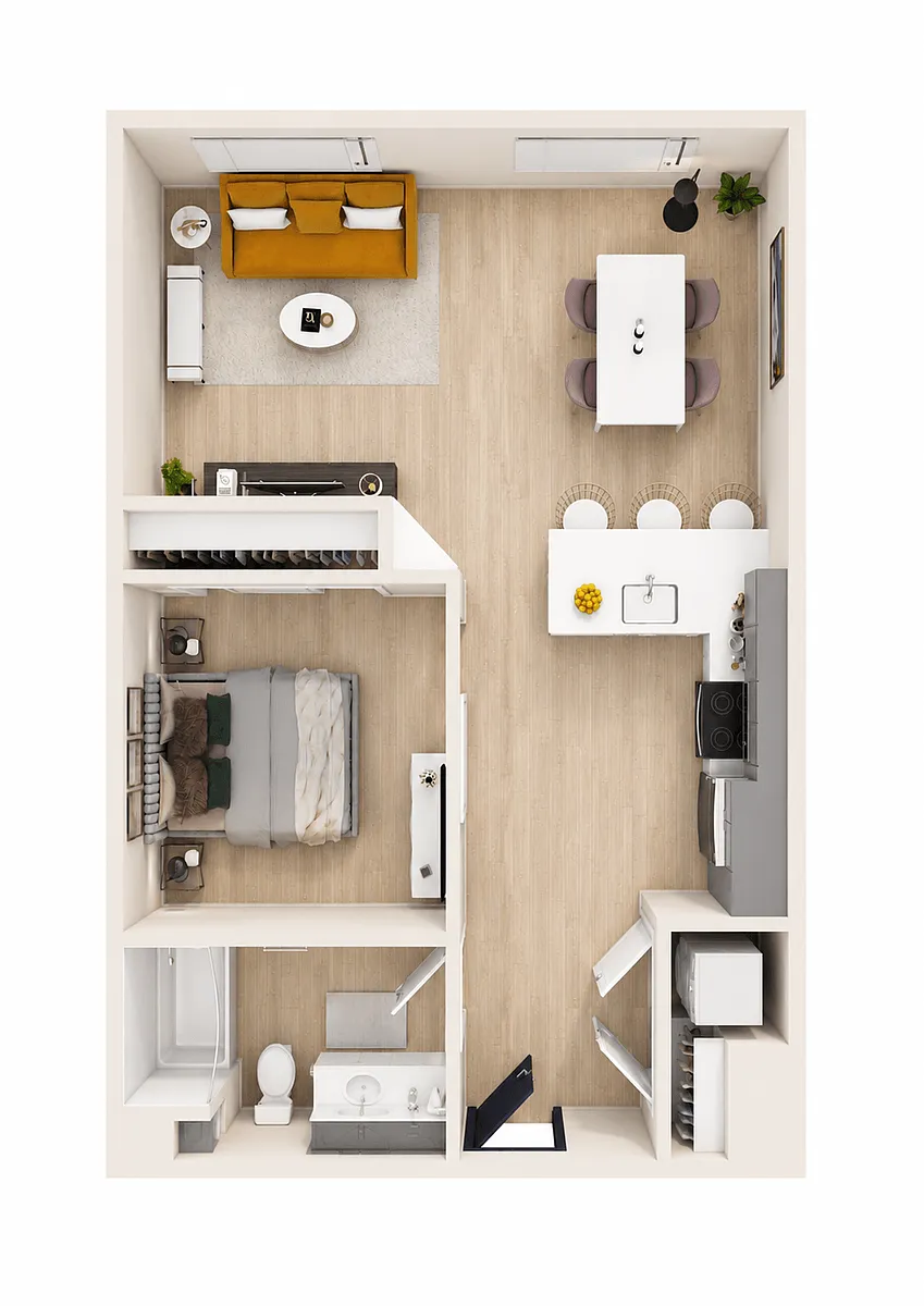 Floor plan Urban One - Studio