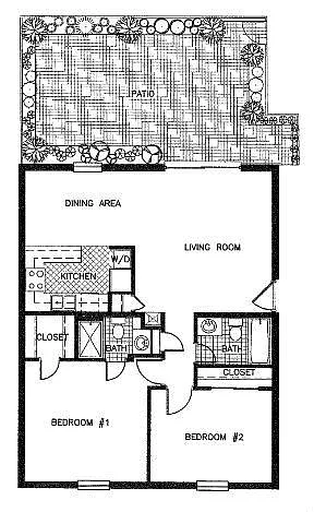 Floor plan 2 Bedroom