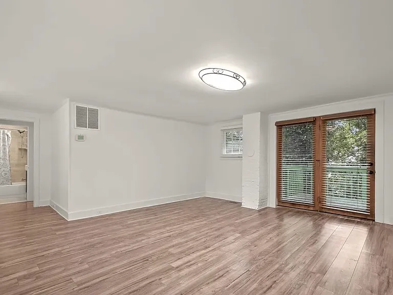 Unfurnished view of living area