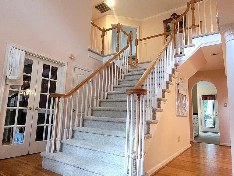 Dramatic Foyer with Cathedral Ceiling