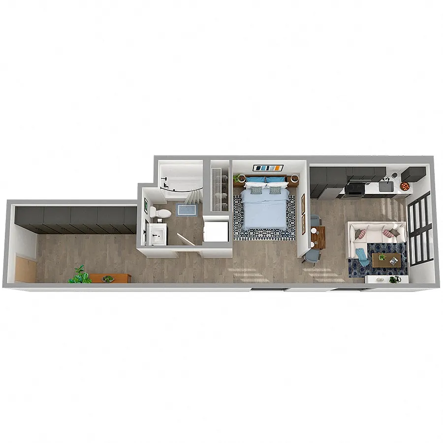 Floor plan 1x1O-27