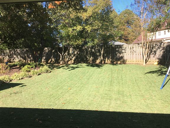 Backyard from Sunroom