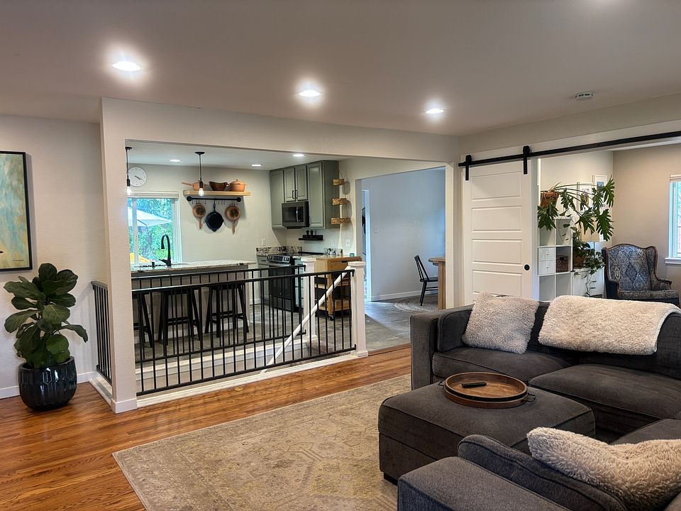 Front door entrance to living room