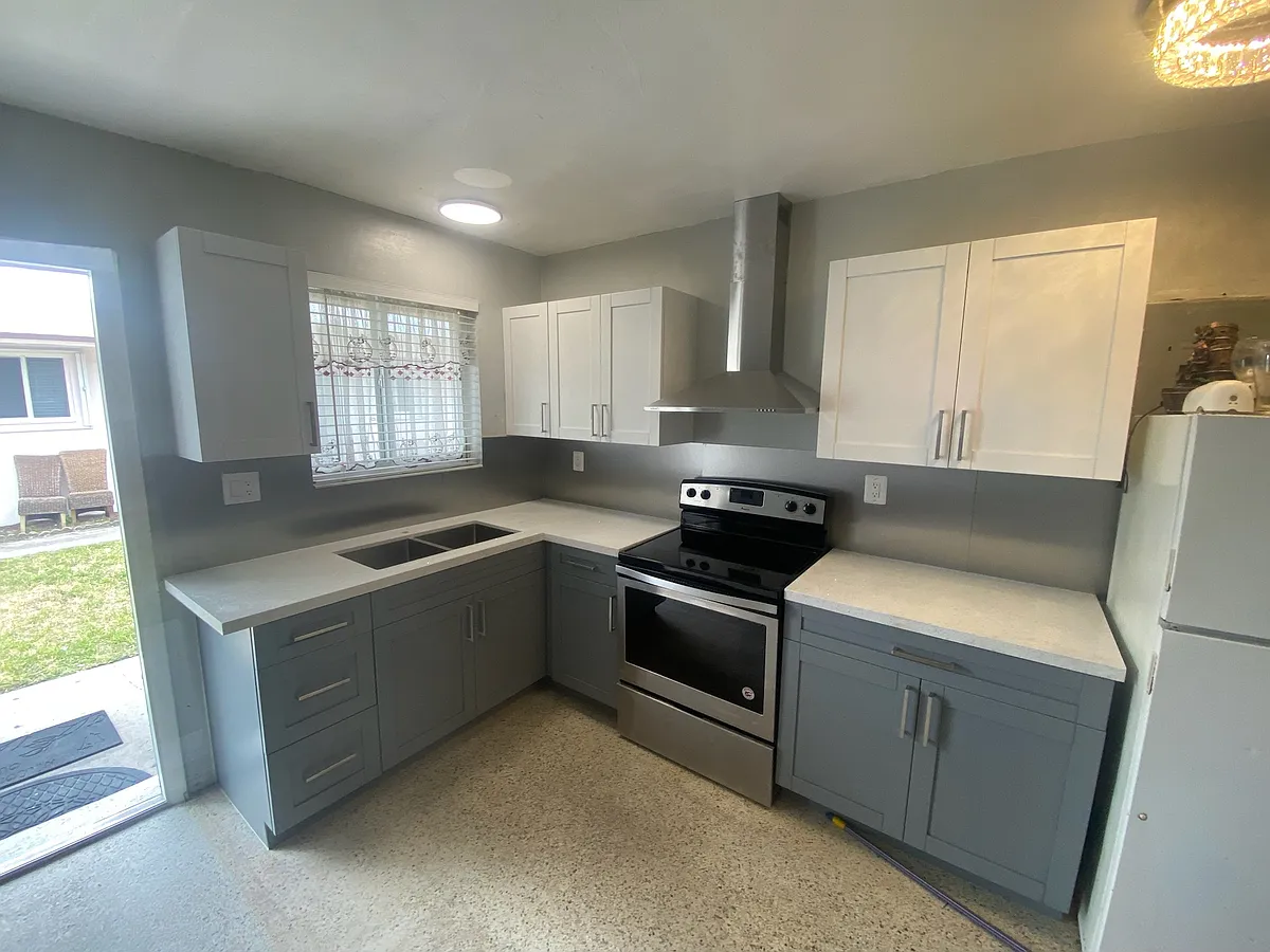 Recently remodeled kitchen with new refrigerator, not pictured - 340 E 41st St #1