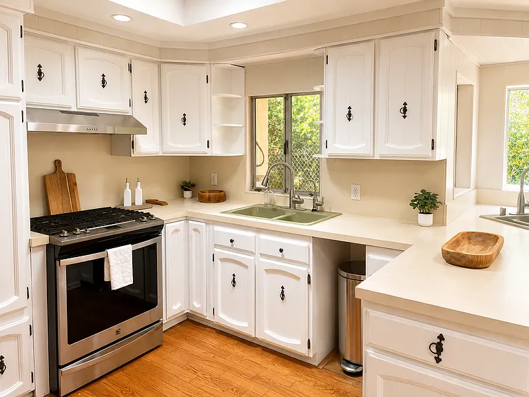 Kitchen 1 with double sink