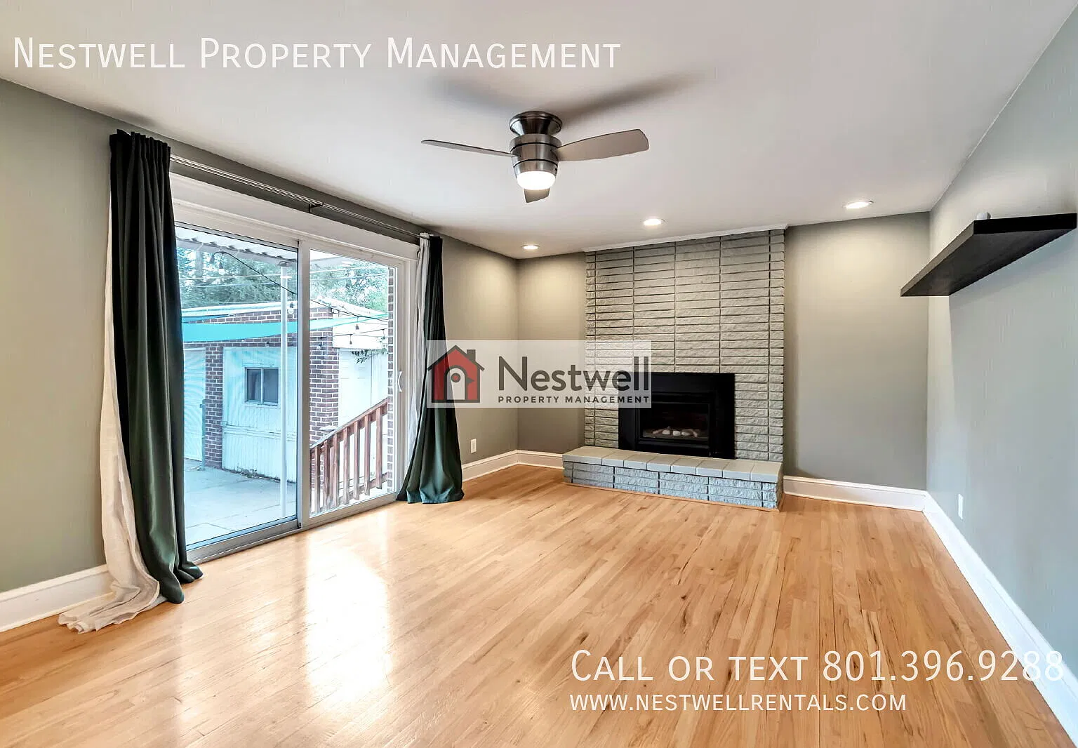 Rose Park Rambler with Hardwood Floors, Gas Fireplace & Fenced Garden Yard! — Photo 2