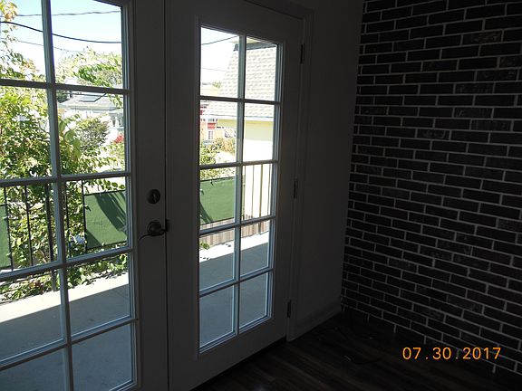French door in master bedroom