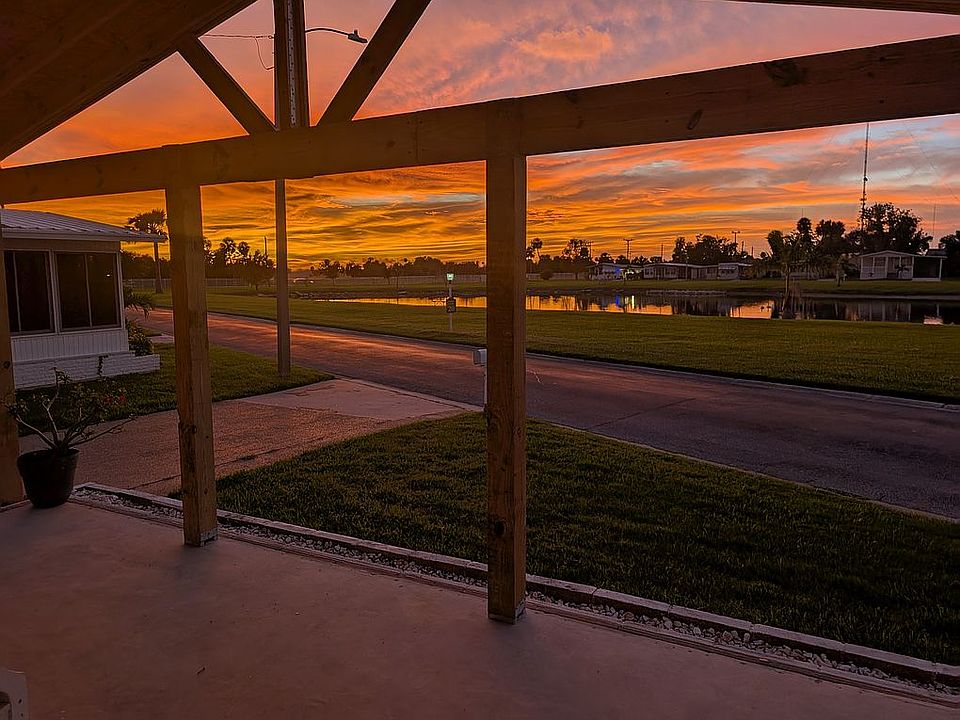 sunset from front porch