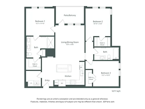 Floor plan C1