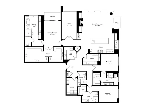 Floor plan PH12