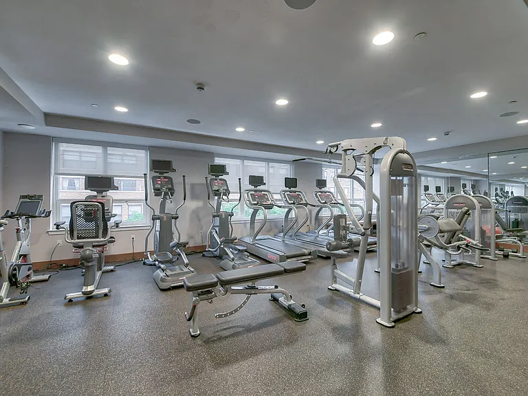 Our fitness center is available 24/7
