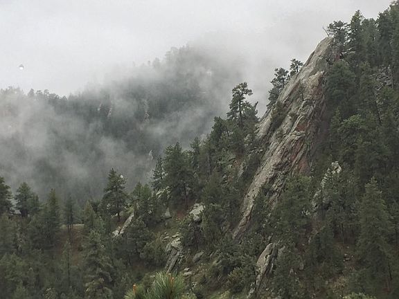 Flatiron in the mists