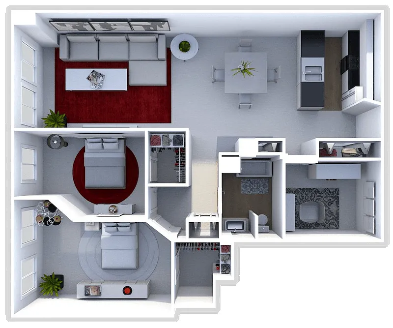 Floor plan The Birmingham