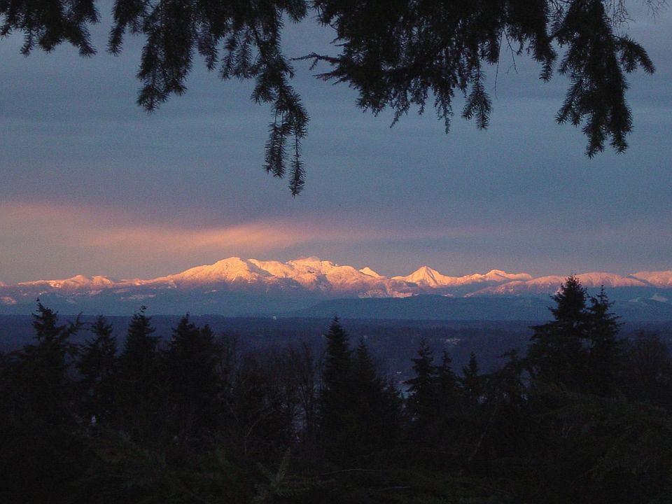 Cascade Mtns; view from deck