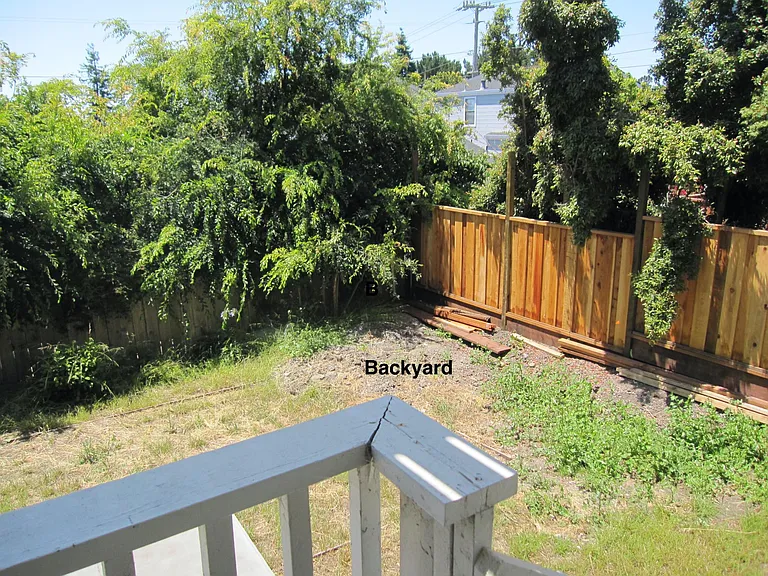 View of Backyard from master bedroom