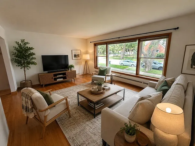 Living room at entrance