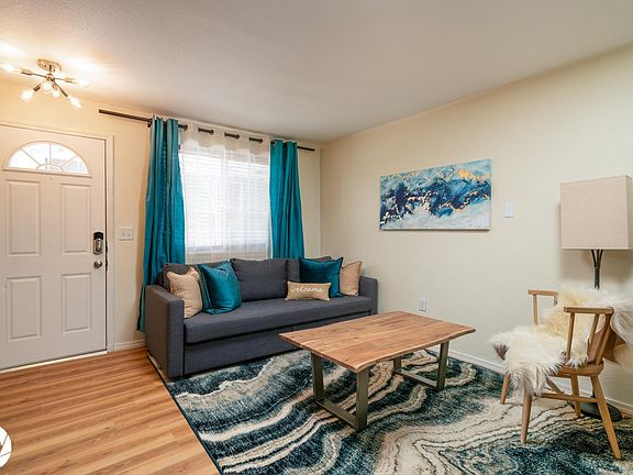 Living room with pull-out sleeper couch
