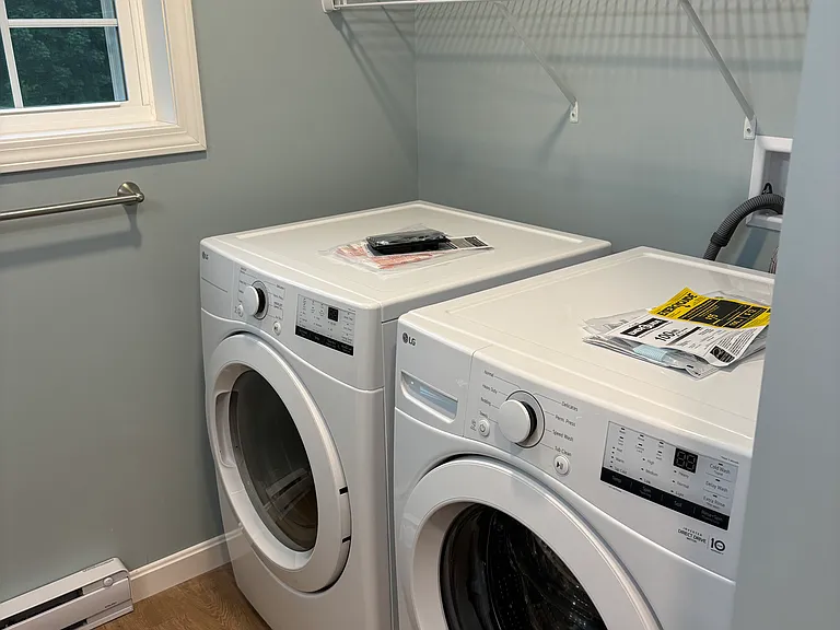 In unit washer and dryer