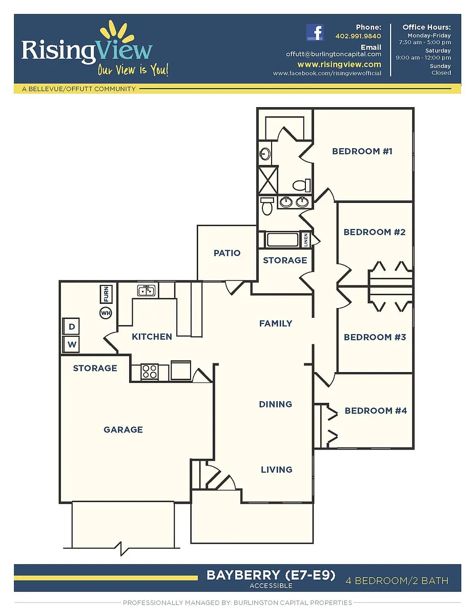 Floor plan Bayberry