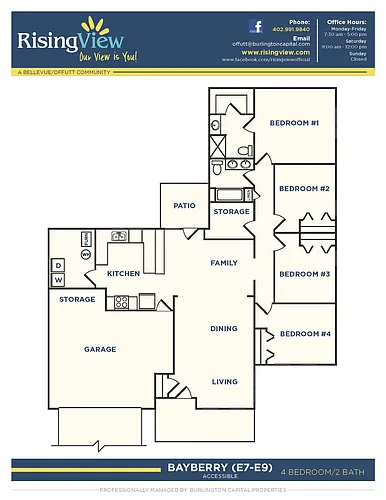 Floor plan Bayberry