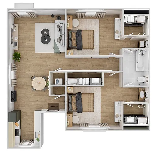 Floor plan B3