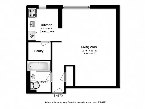 Floor plan Bachelor A