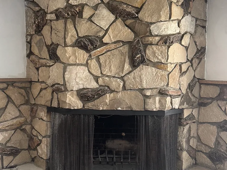 Downstairs chimney-will be cleaned