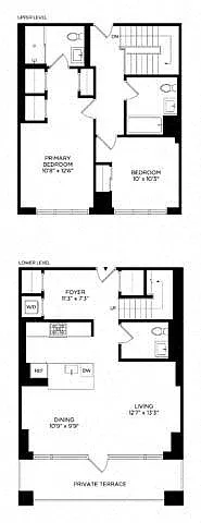 Floor plan 2AZ Townhome West