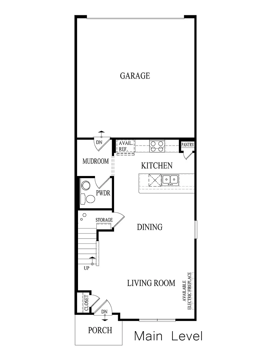 First floor floor plan - 7065 Fair Oaks Rd