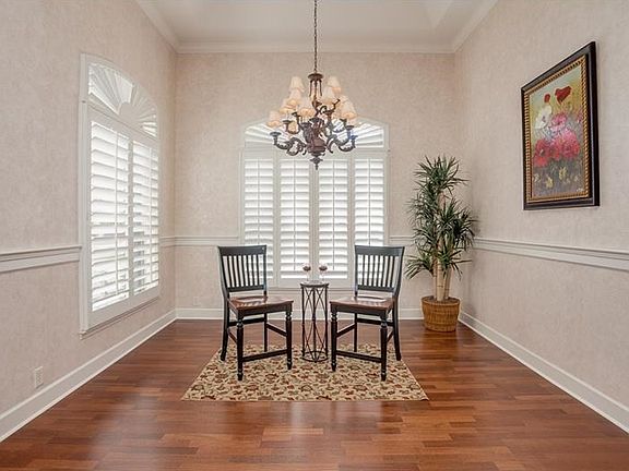 Wood Floors in Dining Room
