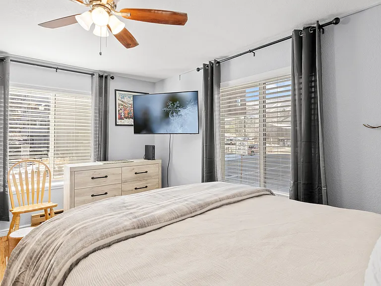 Queen Bed / Living Area