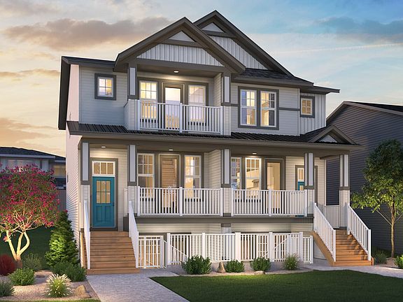 An artist s rendering of the Aspen Farmhouse in Rockland Park.