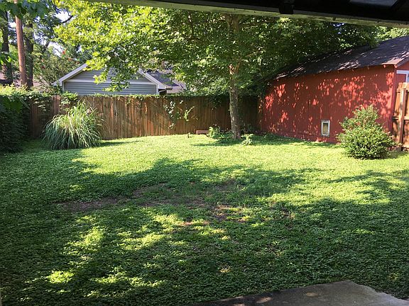 Beautiful private fenced in back yard