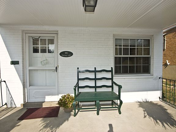 Great front porch overlooking park
