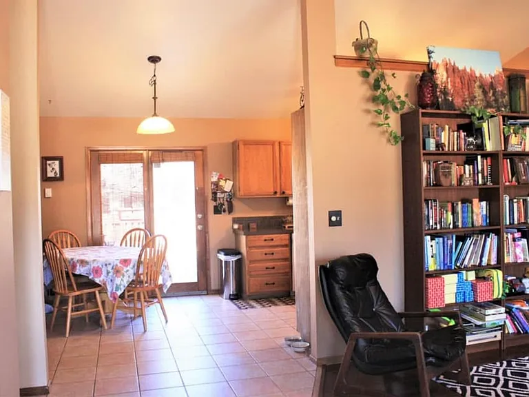 View from entryway into main level