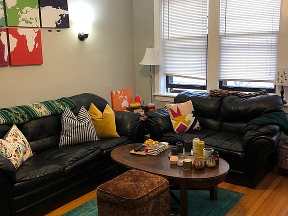 Living room from front door