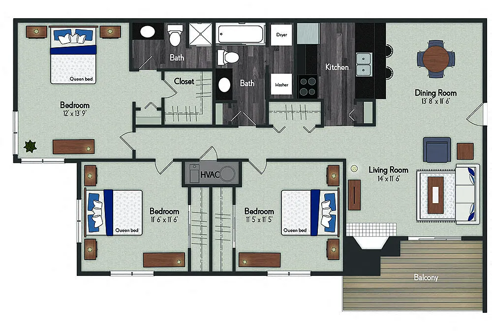 Floor plan Cottonwood