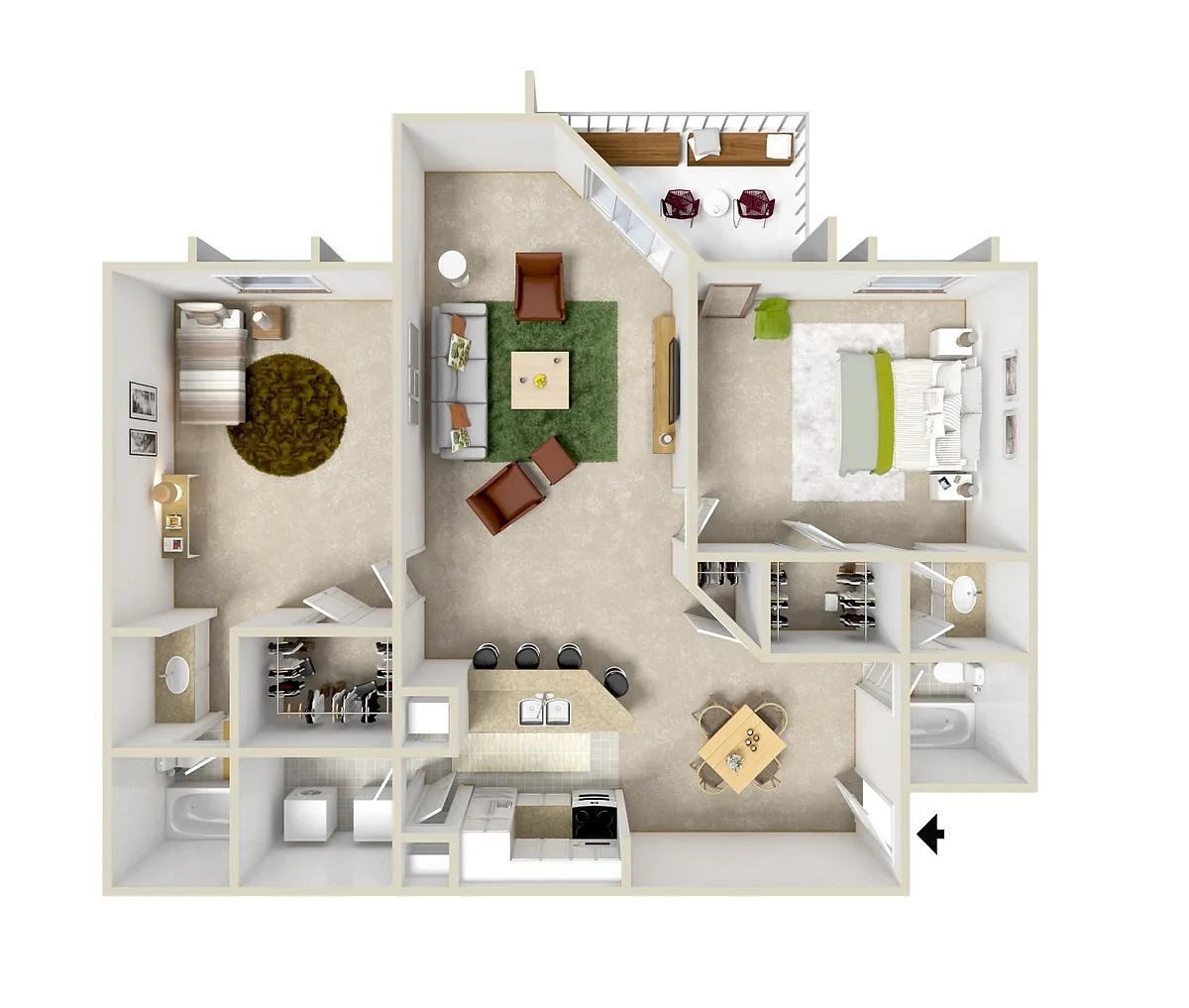 Floor plan Mar Lago