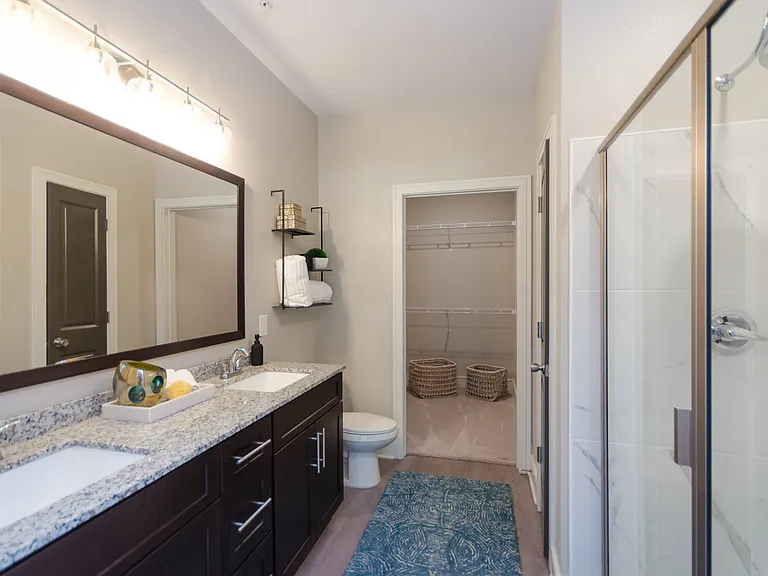 Refresh and recharge in a spa-inspired bathroom.