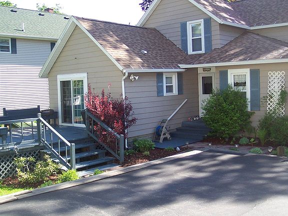 Rear deck.
