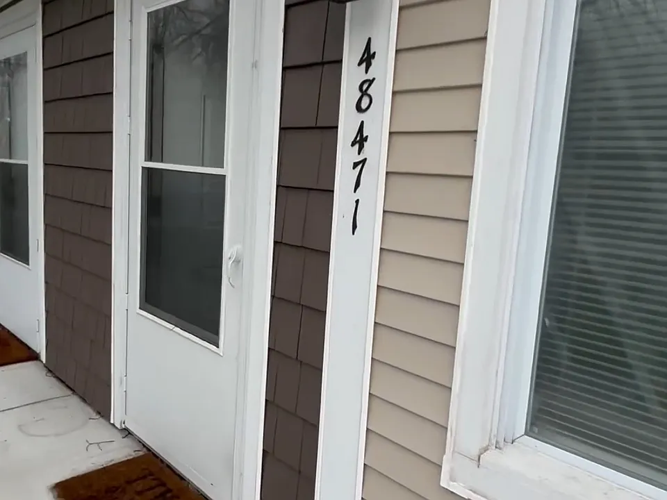 Front entrance to your side of duplex