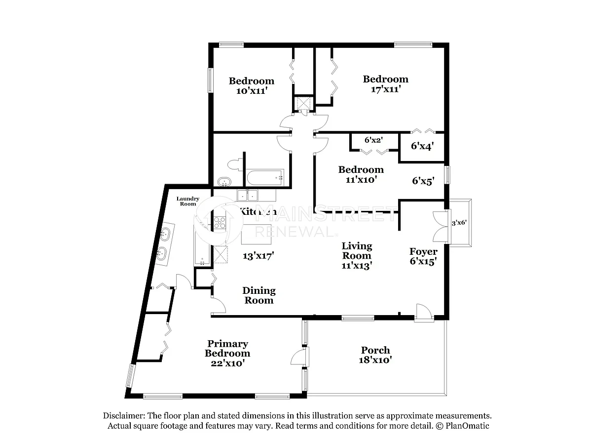 Floor Plan - 870 Susan Dr