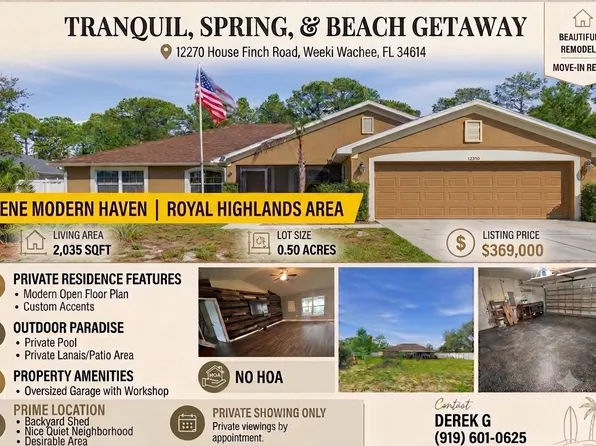12270 House Finch Rd, Weeki Wachee, FL 34614