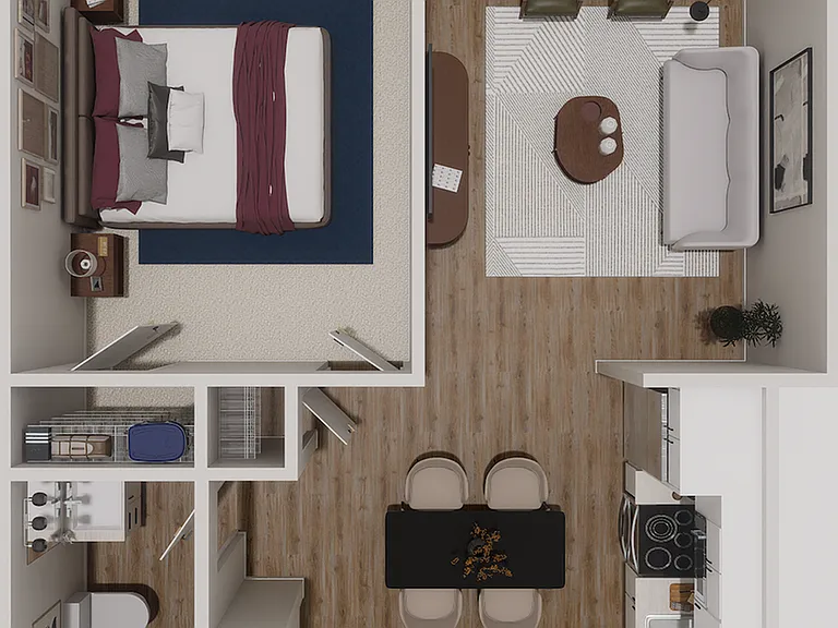 1 AG Floor Plan. 1 Bedroom/1 Bath. 1 AG Floor Plan. 1 Bedroom/1 Bath.