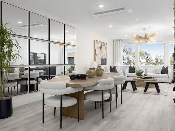 Cafe area open to the light filled gathering room