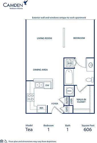 Floor plan Tea