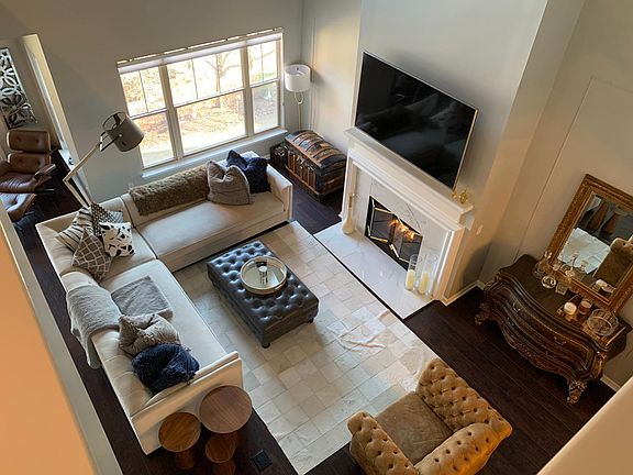 light and bright with vaulted ceilings